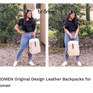 Bromen Leather Backpack